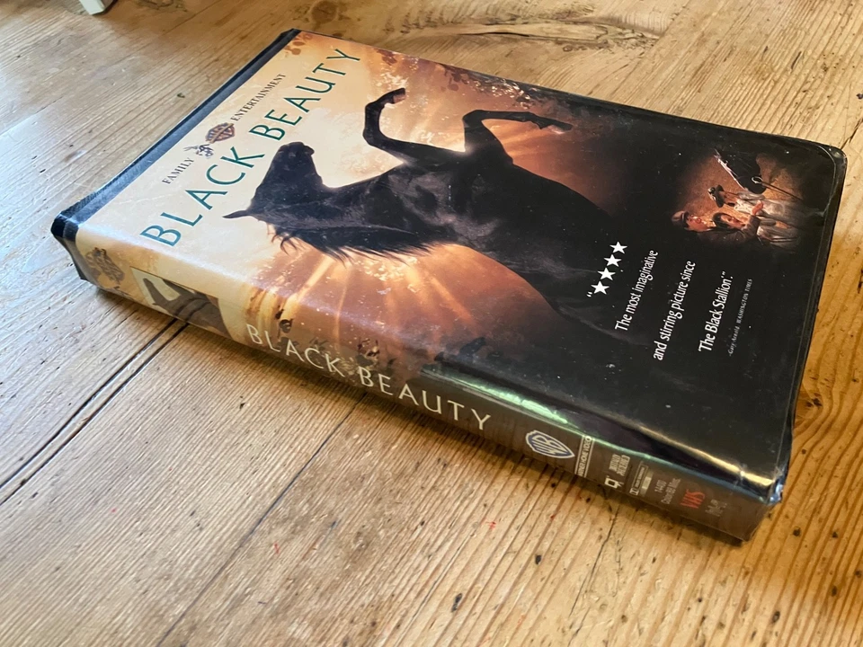 BLACK BEAUTY VHS Tape 1994 Clamshell Case horse lover stallion movie OOP Foto 3 de 4