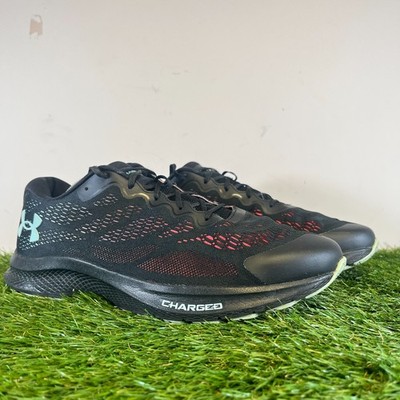 Under Armour Turnschuhe Größe 9,5 Herren schwarz Charged Bandit 6 Schnürschuhe Laufschuhe