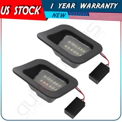 Clear SMD LED License Plate Lights For 03-18 Dodge Ram 1500 2500 3500 X2