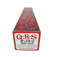 QRS Player Piano Word Roll XP-319-C Salute to the Armed Forces
