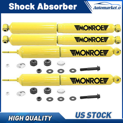 Monroe OEM Front & Rear Shocks For 1980-1985 Ford F-150 HD 4WD Lifetime Warranty