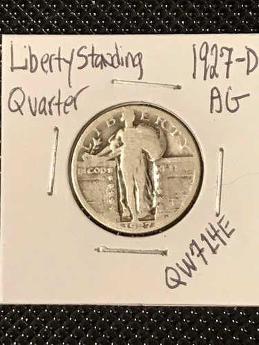 1927-D Liberty Standing Quarter  AG   **Only 976k Minted** LOWEST PRICE