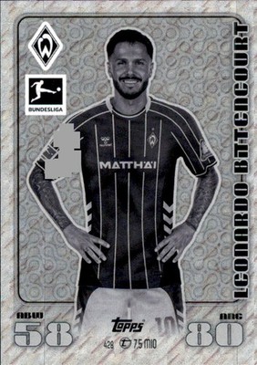Match Attax Fußball Bundesliga 428 - Leonardo Bittencourt Icon Silber 2025/2026