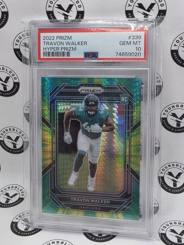 2022 Prizm Travon Walker Hyper 050/175 RC -- PSA 10