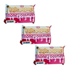 G21 Kojic Papaya Honey Oatmeal Duo Soap 60gramx each X 3 pack -BUNDLE