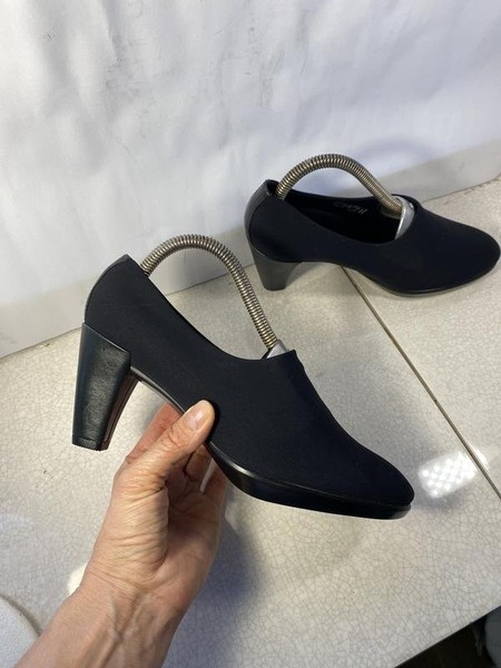 Women Ecco Heels Black 37.5 #3R82