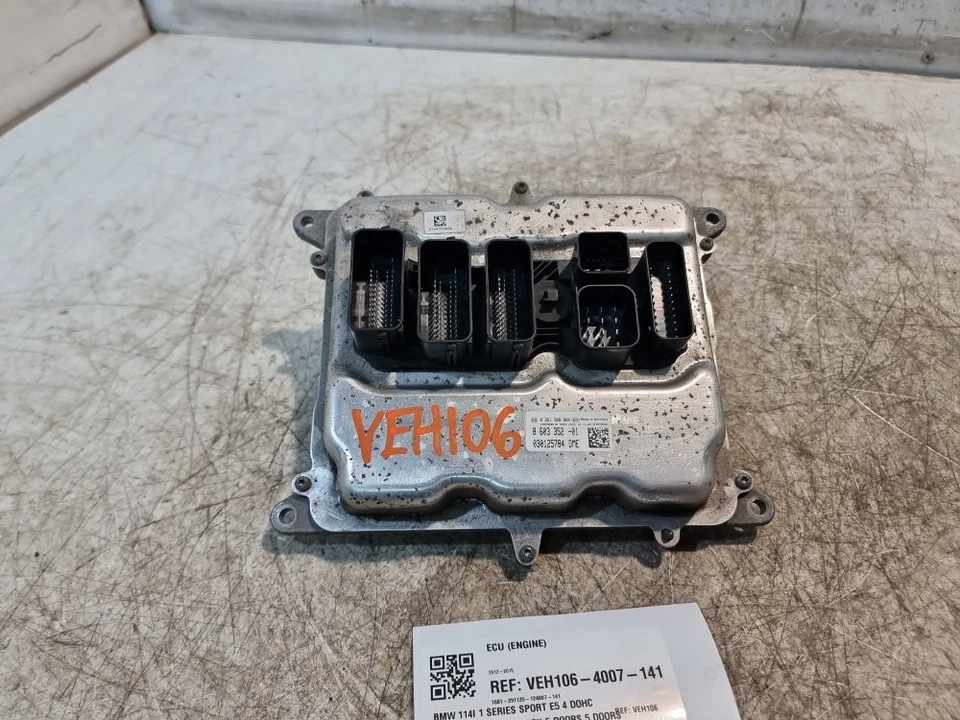 BMW 1 Series Engine Control Unit ECU 1.6 Petrol Manual 2012 F20 OEM 8603352-01 - Image 2 of 4