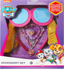 Licensed PAW PATROL Headbands for Girls - Kids Jewelry - Dress up Set All in One