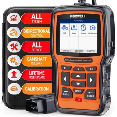 Foxwell NT510 Elite For Volvo Bidirectional Car OBD2 Scanner Diagnostic Tool SAS