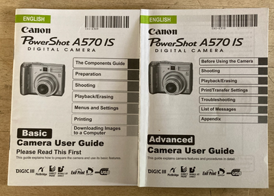 Power Shot Manual Canon Powershot A550 Canon Powershot A550