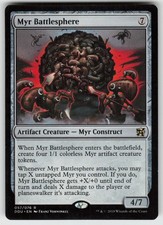 MP-01 Played Myr Battlesphere 57 Duel Decks: Elves vs. Inventors R