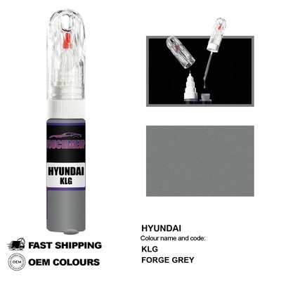 FÜR HYUNDAI FORGE GRAU KLG Ausbesserungslackstift Pinsel Fix Kit Kratzer...