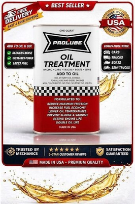 #ad Prolube Engin Oil Treatment 1QT Engine Oil Additive for Gas amp; Diesel Engines $37.99