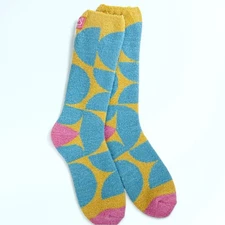 Worlds Softest Socks Groovy Crew Retro Gift For Her Teen Wife Womens Size 6-11