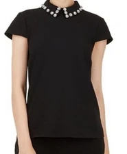Ted Baker Alaynaa Embellished Top Size 3