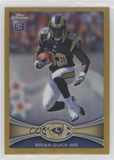 2012 Topps Chrome Gold Border Refractor 19/50 Brian Quick #99 1u6