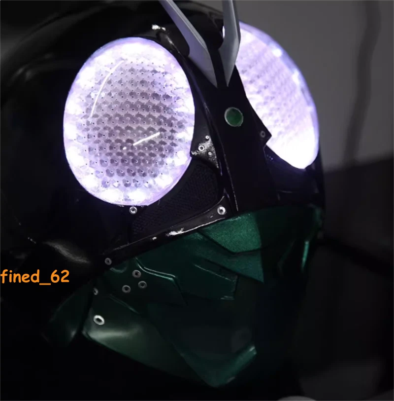 2025 Kamen Rider Cosplay New Helmet 1:1 Wearable LED Masked Rider Finished Mask - Image 4 of 4
