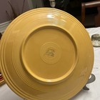 VTG 1940's Yellow Fiesta Ware Round Chop Plate Cake Serving Platter-12"  — photo 4