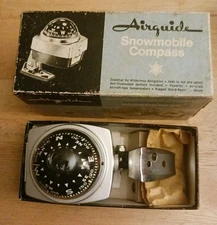 Vintage Airguide Snowmobile Compass