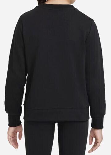 $55 Girls M Youth Nike Girls Sportswear Club Fleece Sweatshirt Metallic Gold - Picture 2 of 2