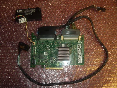 Dell Poweredge T610 PERC 6/i Kit T954J-SAS, SATA Controller (Kabel, Akku)   