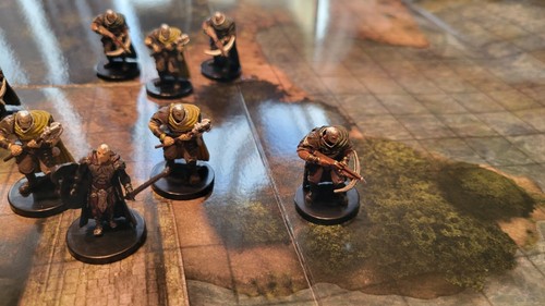 Bandit Encounter - 8 Thugs and Leader - 9 D&D Miniatures - Ready Made Encounter - Picture 4 of 6