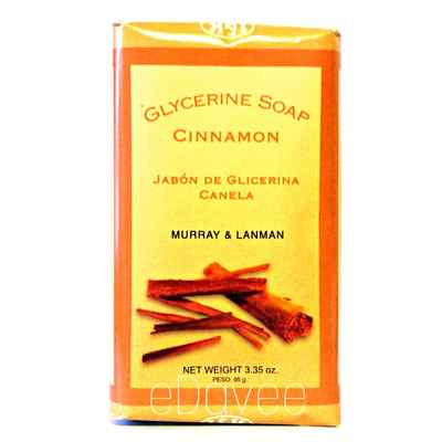 Cinnamon Glycerin Soap 3.35 oz Murray & Lanman Savon Jabon de CANELA Glicerina 