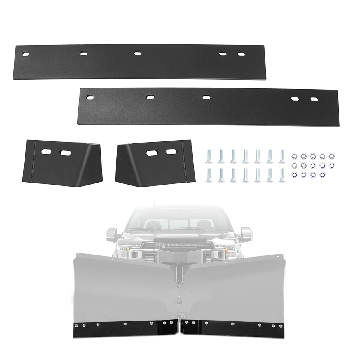 Snow Plow Cutting Edge and Center Kit For Western MVP Plus Fisher