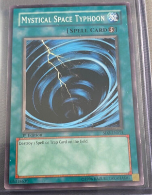Yugioh! Mystical Space Typhoon (SD2-EN014) -  Common 1st Edition