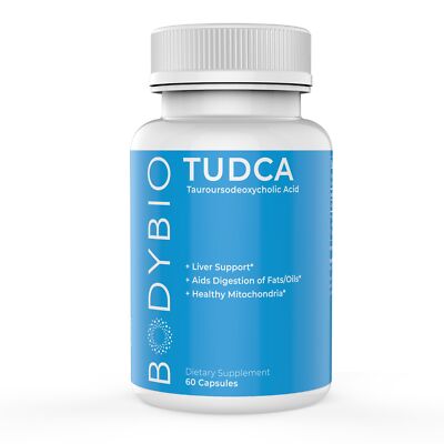 BodyBio TUDCA Liver Support Supplement 60 Capsules Digestive Brain Health