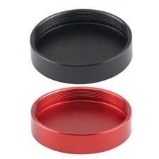 M42x 0.75 mm Astronomical Eyepiece Dustproof Lens Cover Dust Cap Black Red