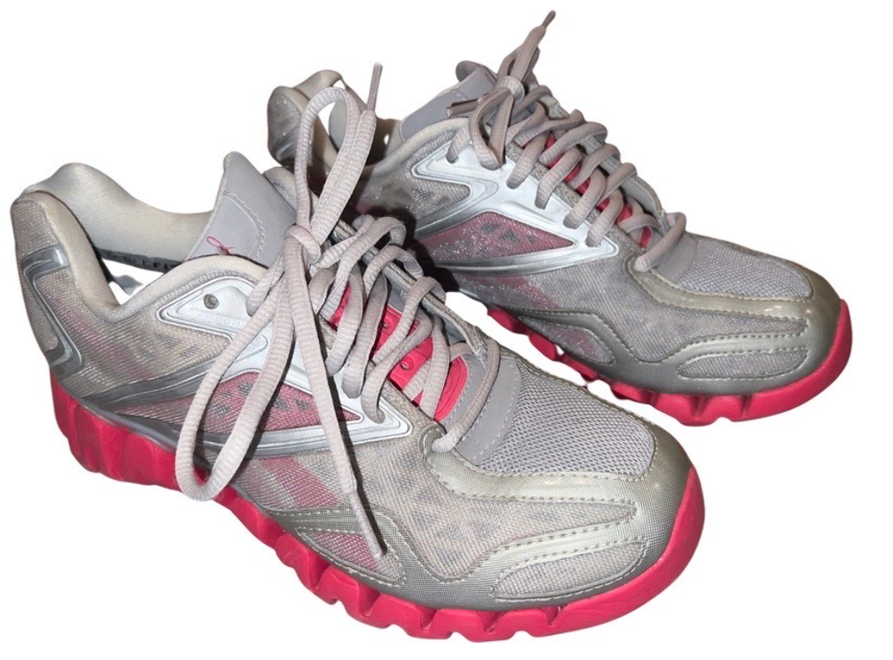 Womens Reebok Zigtech Basketball Running Shoes Size 7.5 Grey  display picture 3
