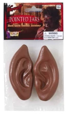 DELUXE WEREWOLF WOLF POINTED EARS ADULT COSTUME PROSTHETIC ACCESSORY