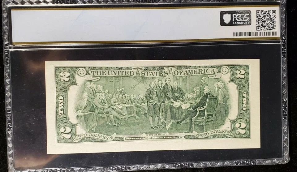PCGS Banknote $2 Sample - January 2020 FUN Show PCGS Luncheon - Limited t1401 - Image 4 of 4