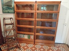 Vitrinenschrankpaar BOKNÄS Bücherschrank Vitrine Bücherregal Lawyers Bookcas neu