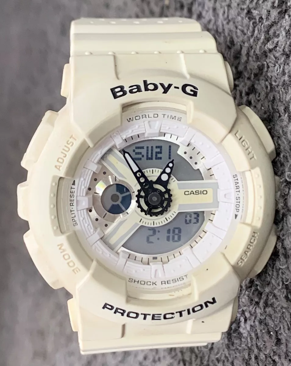 Casio G-Shock BA110GA Baby-G Digital Quartz Watch Casio 5338 10 ATM New  Battery!