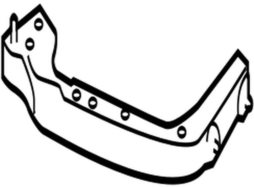 52537-0C030 Toyota Retainer, front bumper end, rh 525370C030, New