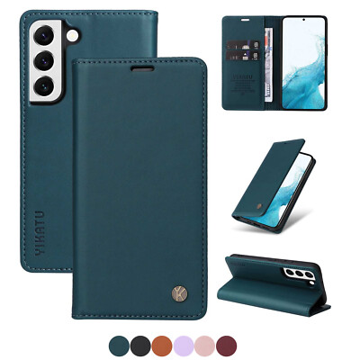Wallet PU Leather Flip Phone Case For Samsung Note 20/10/9 Ultra S9-S24 A14 A54