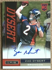 2013 Rookies & Stars Longevity Autograph #199 Zac Dysert Denver Broncos Parallel