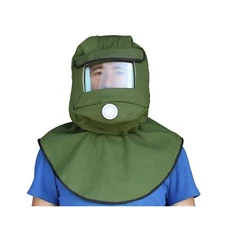 CKLT Sand Blasting Hood Cap, Canvas Shawl Sandblaster Protective Gear Mask An...