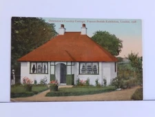 (7230-149) FRANCO BRITISH EXHIBITION 1908 OETZMANN'S COTTAGE UNUSED POSTCARD