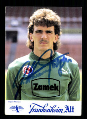 Jürgen Wittmann   Autogrammkarte Fortuna Düsseldorf 1989-90 Orginal Signiert