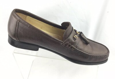Florsheim Padron 18066 Brown Leather Tassel Loafer Size 10 D  display picture 3