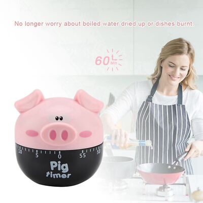 Attractive Cartoon Pig Kitchen Timer Mechanical Timer For Baking