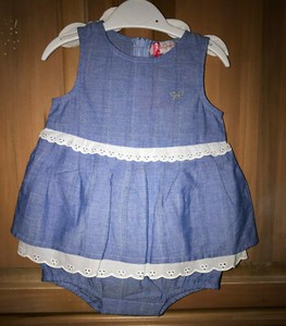 baby girl chambray dress