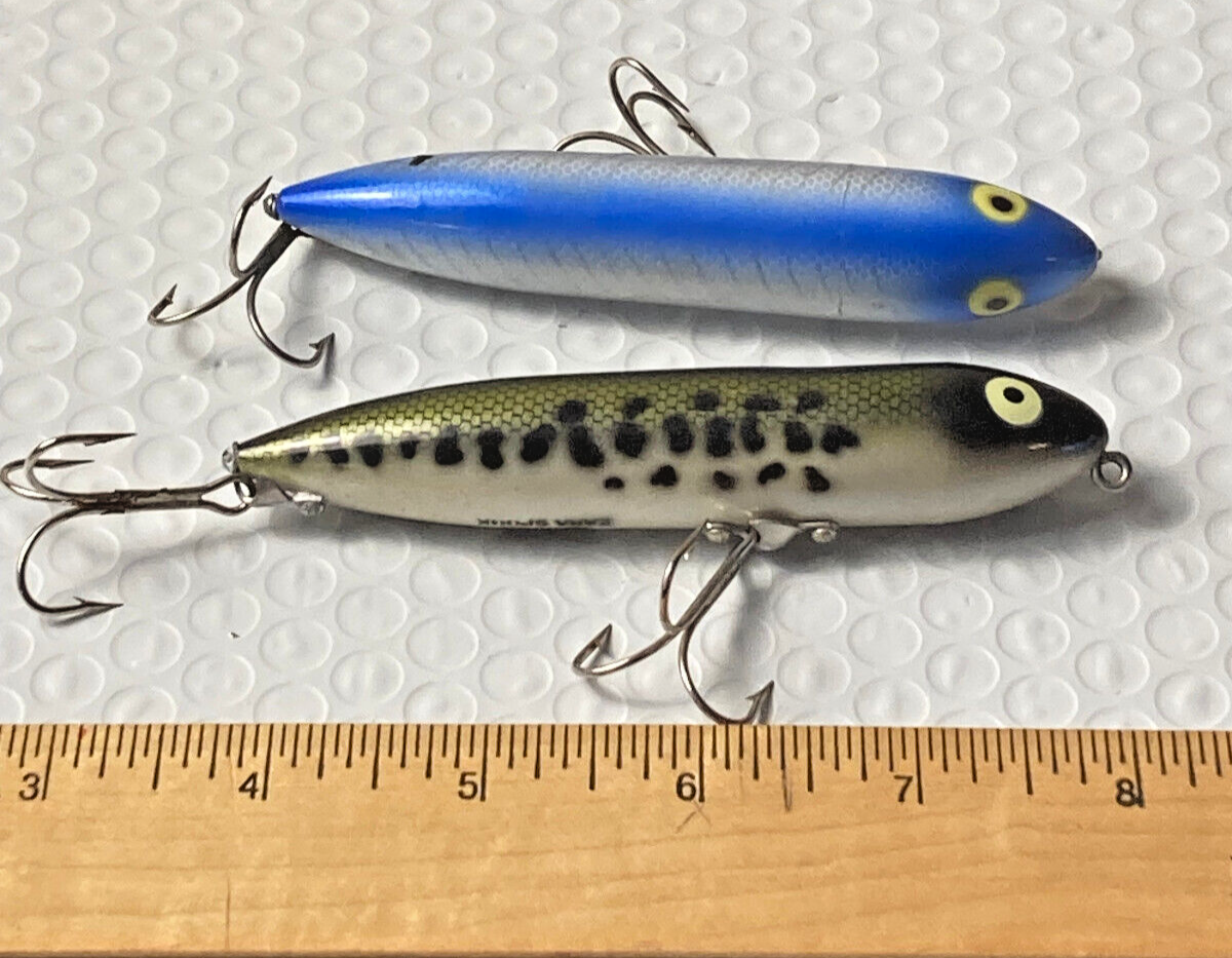 2 Heddon Original Zara Spooks - Blue Shore & Bass | eBay