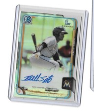 2015 Bowman Chrome - Prospects Autographs Refractor #BCAP-IS Isael Soto /499...