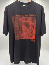 Sisters of Mercy 1990s Alice Basic Black Unisex T shirt Reprint S-5XL KH12483