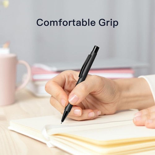 Luxury Black Ballpoint Pens - 1.0mm Medium Point, Perfect for Gifts and Business - Picture 6 of 11