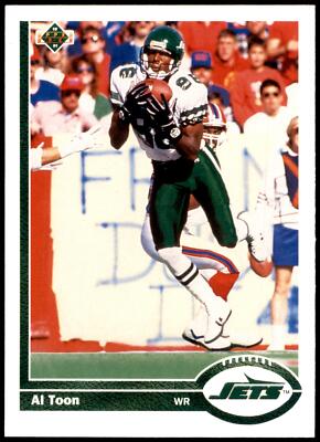 Al Toon #233b 1991 Upper Deck